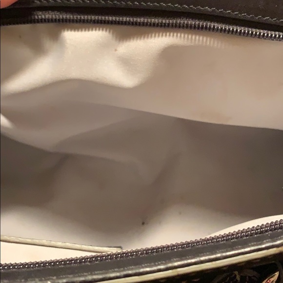 Cole Haan Black Leather Chain Purse - Picture 4 of 7